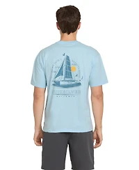 Quiksilver Waterman Men's Short-Sleeve Anchors Down T-Shirt