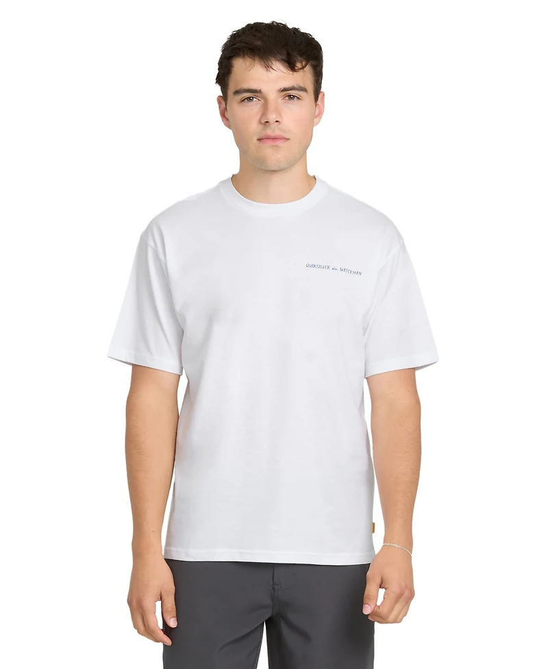 Quiksilver Waterman Men's Short-Sleeve Angler T-Shirt
