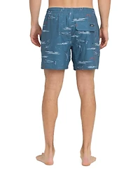 Quiksilver Waterman Men's Mix Pack Floral Swim Trunks