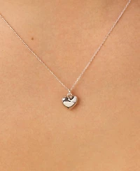 Ana Luisa Lev Silver Small Heart Necklace