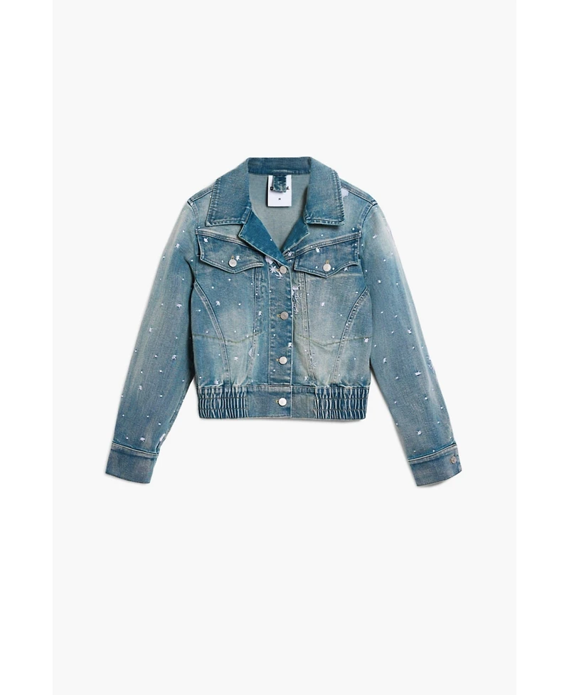 Desigual Women's Embroidered trucker jacket