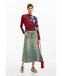 Desigual Women's Thin daisy sweater