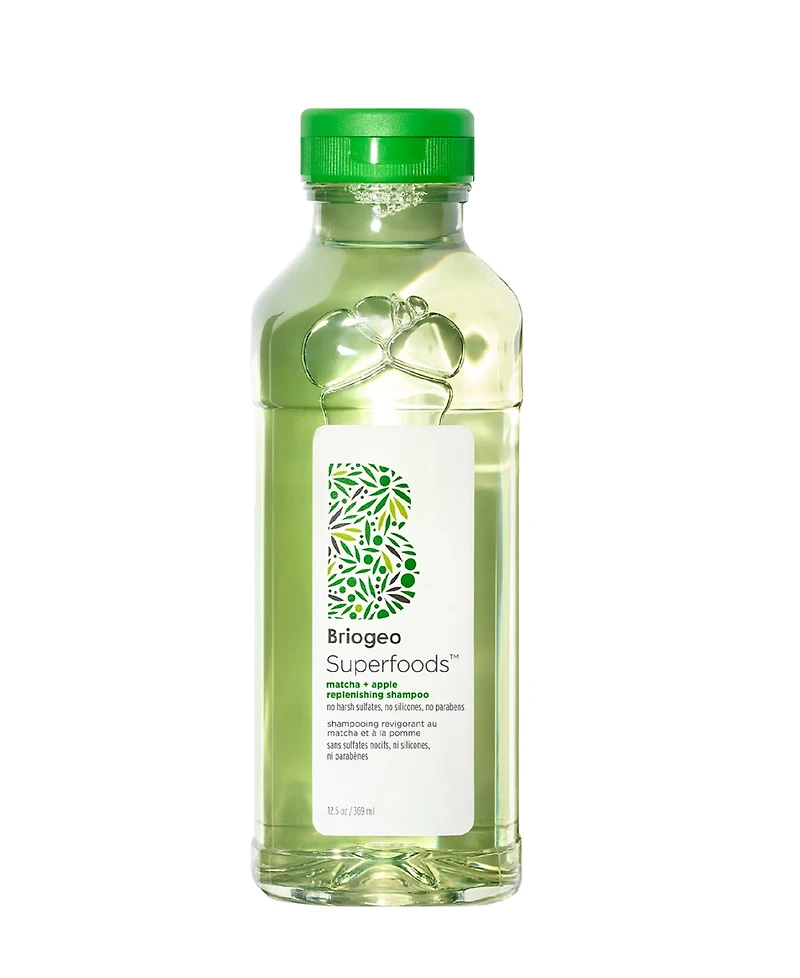 Briogeo Matcha + Apple Replenishing Shampoo, 12.5 oz.
