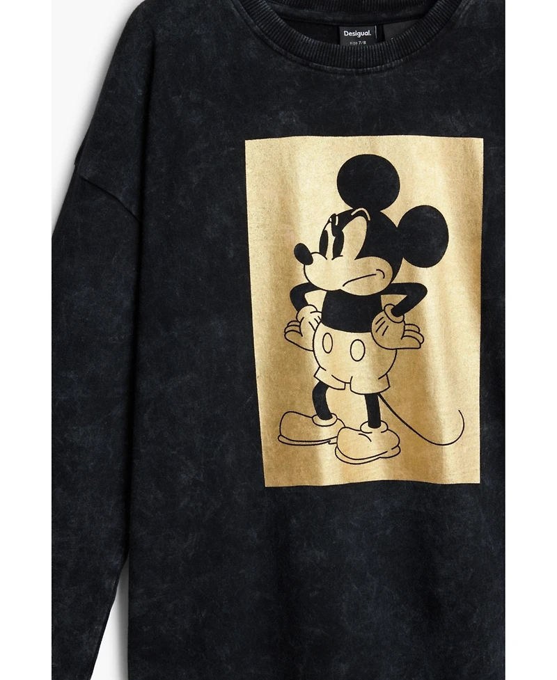 Desigual Boys Boys's Long-sleeved Mickey Mouse t-shirt