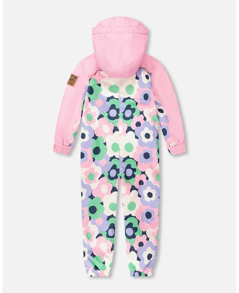 Deux par Deux Big Girls Mid-Season One-Piece Outerwear Printed Flowers
