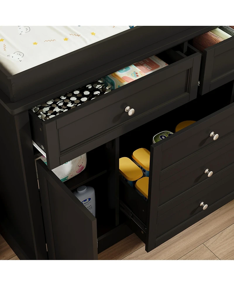 Famapy Changing Table, Chest of Drawers, Dresser with 3 Drawers