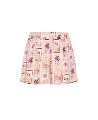 City Chic Women's Postcard Soiree Print Short