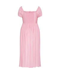 City Chic Women's Ariella Crochet Trim Midi Dress