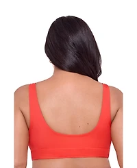 S3 Apparel Women's Supportive Banded Cinch Front Bikini Swimsuit Top - Palm Royale