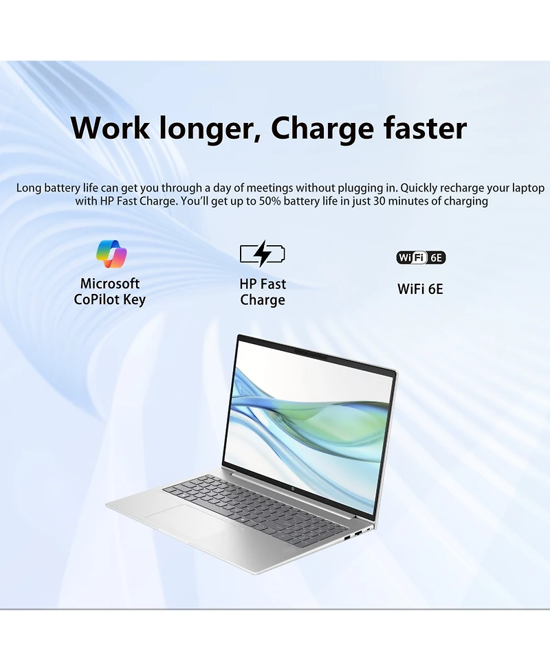 Hp ProBook 465 16" Traditional Laptop Amd Ryzen 5 16GB Ram Amd Radeon Graphics 256GB Ssd Storage Windows 11 Pro 60Hz