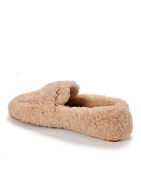 Dearfoams Women's Madeline Luxe Teddy Loafer Slipper