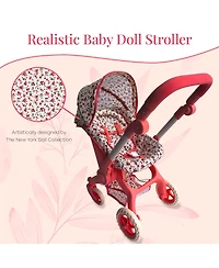 The New York Doll Collection Baby Doll Car Seat and Stroller Combo