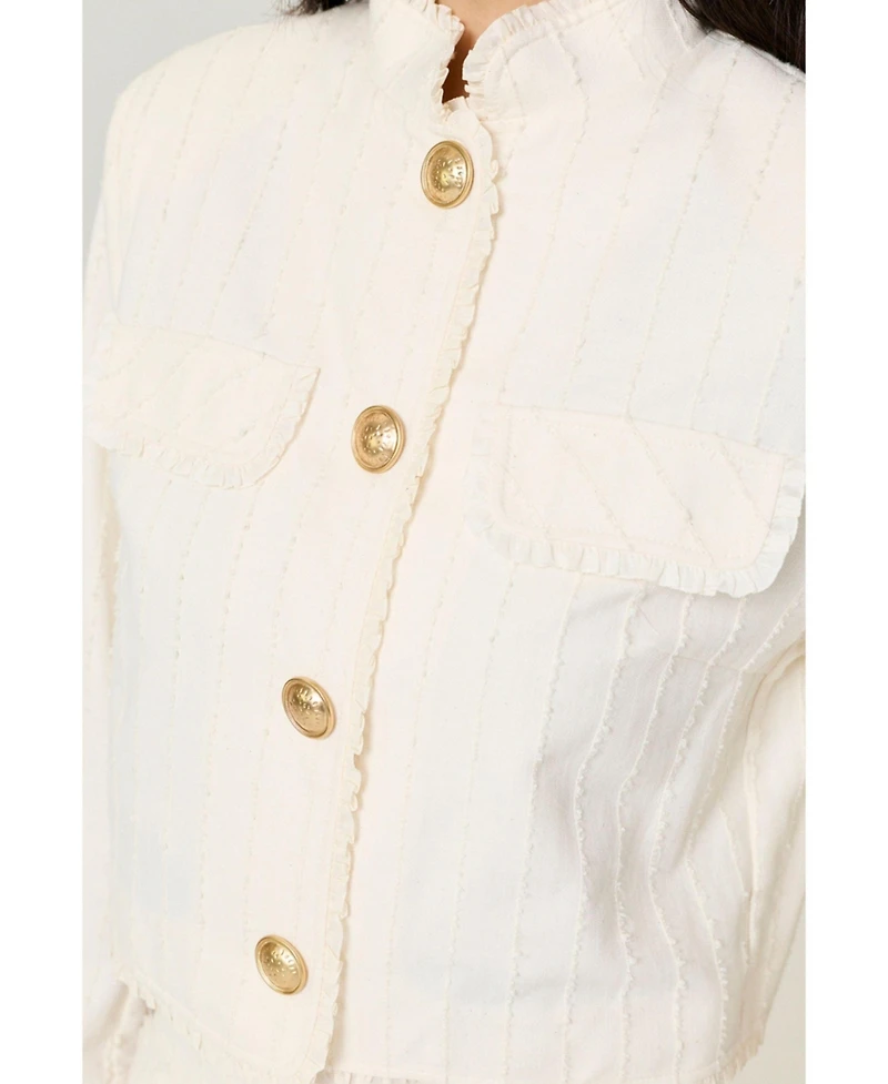 Nocturne Women's Embellished Utility Jacket