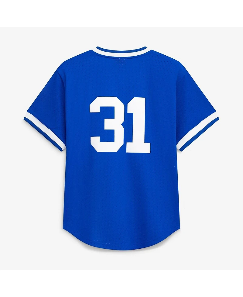 Mitchell & Ness Men's Greg Maddux Royal Chicago Cubs Authentic Batting Practice Jersey