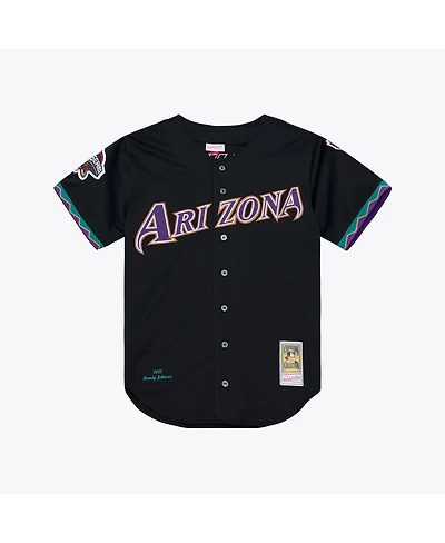 Mitchell & Ness Men's Randy Johnson Black Arizona Diamondbacks 2001 Authentic Jersey