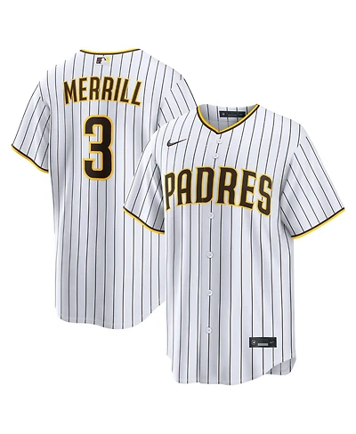 Nike Men's Jackson Merrill White San Diego Padres Home Replica Player Jersey