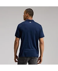 Nike Men's Atlanta Braves Authentic Collection Striped Victory Dri-fit Polo Shirt