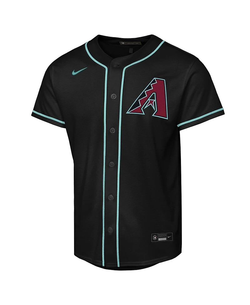 Nike Big Boys and Girls Corbin Carroll Black Arizona Diamondbacks Alternate Replica Jersey
