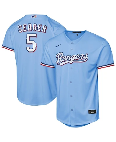 Nike Big Boys and Girls Corey Seager Light Blue Texas Rangers Alternate Replica Jersey