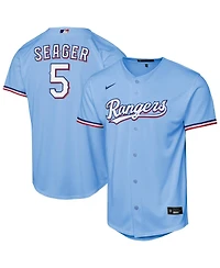 Nike Big Boys and Girls Corey Seager Light Blue Texas Rangers Alternate Replica Jersey