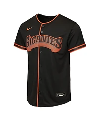 Nike Big Boys and Girls Jung Hoo Lee Black San Francisco Giants Alternate 2 Replica Jersey