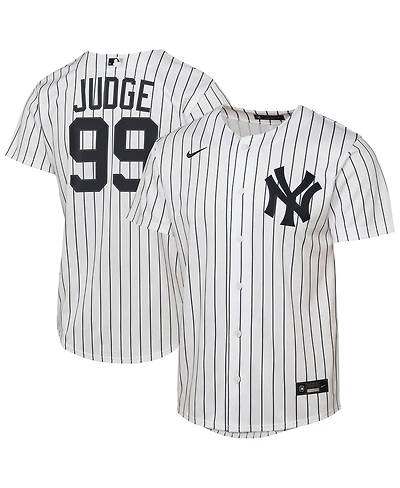 Nike Big Boys and Girls Aaron Judge White New York Yankees Home Replica Player Jersey