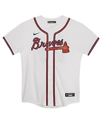 Nike Preschool Ronald Acuna Jr. White Atlanta Braves Home Game Jersey