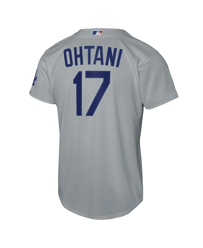 Nike Big Boys and Girls Shohei Ohtani Gray Los Angeles Dodgers Alternate Stadium Jersey