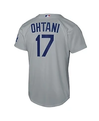 Nike Big Boys and Girls Shohei Ohtani Gray Los Angeles Dodgers Alternate Stadium Jersey