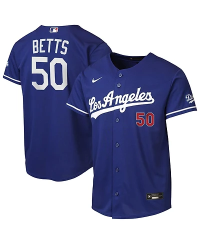 Nike Big Boys and Girls Mookie Betts Royal Los Angeles Dodgers Alternate Stadium Jersey