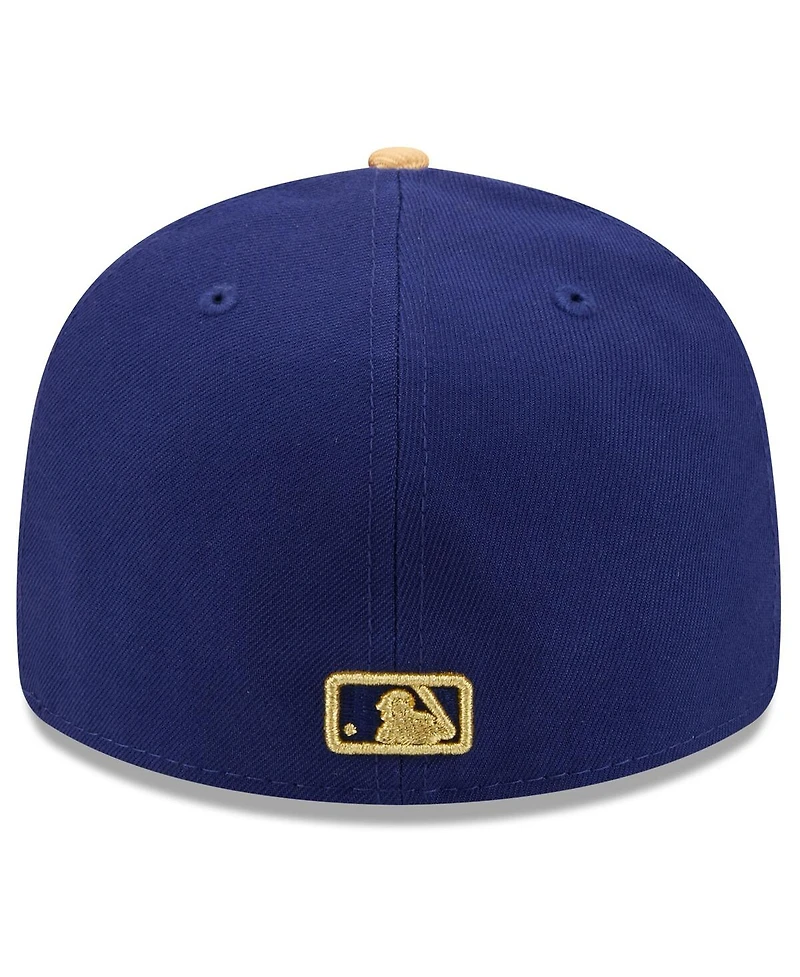 New Era Men's Royal Los Angeles Dodgers 2026 Gold Collection Low Profile 59FIFTY Fitted Hat