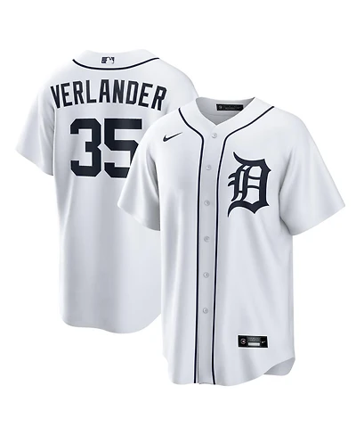 Nike Men's Justin Verlander White Detroit Tigers Home Replica Jersey