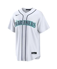 Nike Men's Josh Naylor White Seattle Mariners Home Replica Jersey