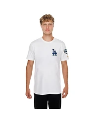 New Era Men's White Los Angeles Dodgers 2026 Gold Collection Logo Patch T-Shirt