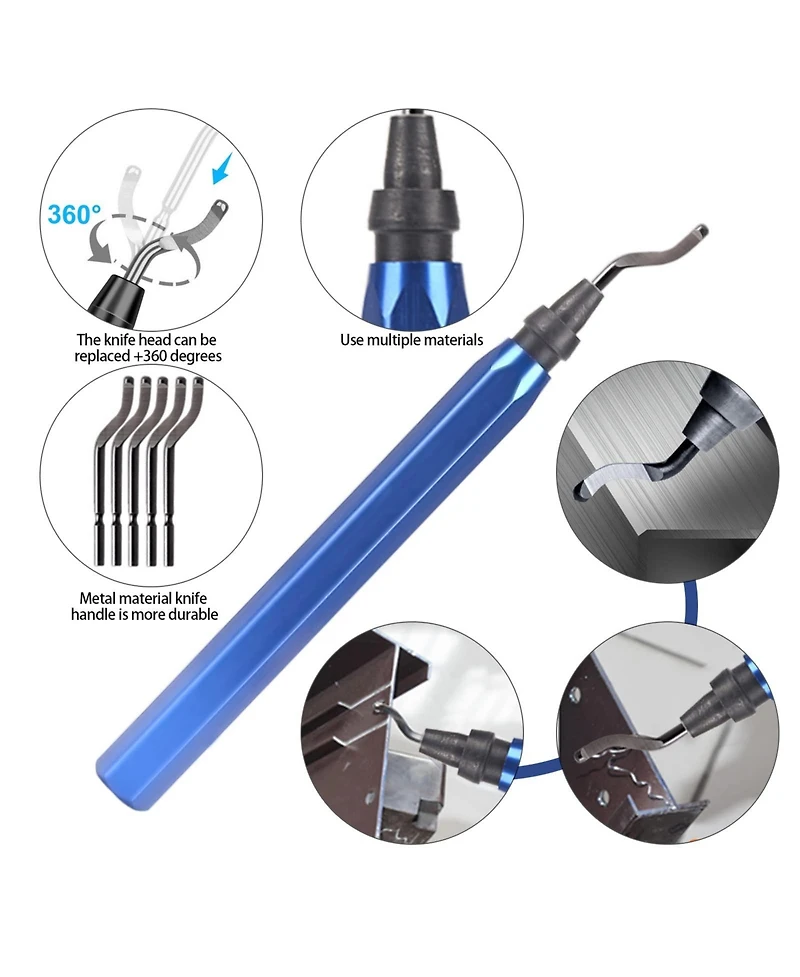 Gnuadz 25pcs Deburring Tool Craft Hand File Carving Sanding Modeling Scraping 3D Printing Kit