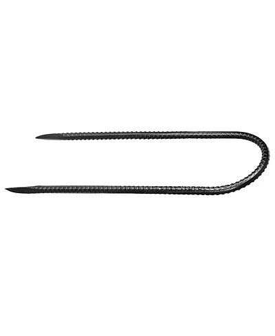 Inolait 12-in Galvanized Steel Rebar Stakes Ground Anchors for Fencing and Tents