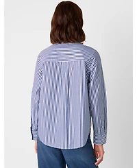 Whistles Women's Relaxed Fit Stripe Shirt