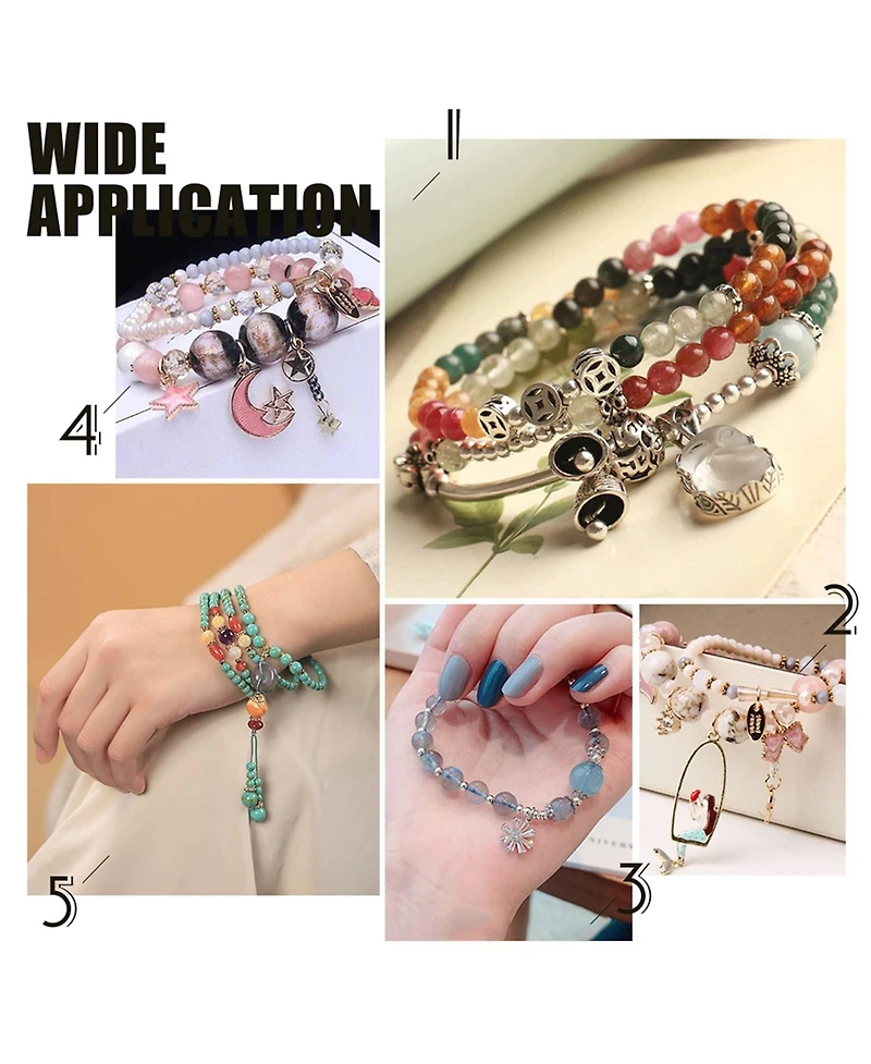 Gnuadz 300pcs 6 Style Tibetan Metal Alloy Spacer Beads Tube Flower Flat Rondelle Bracelet Necklace Earring Jewelry Making