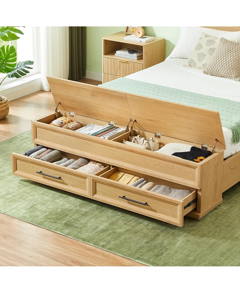 Streamdale Furniture King Upholstered Bed