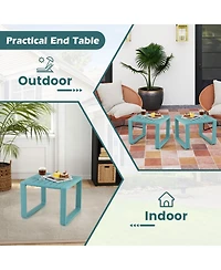 Gouun Weather-Resistant Adirondack Patio Side Table Set of 2