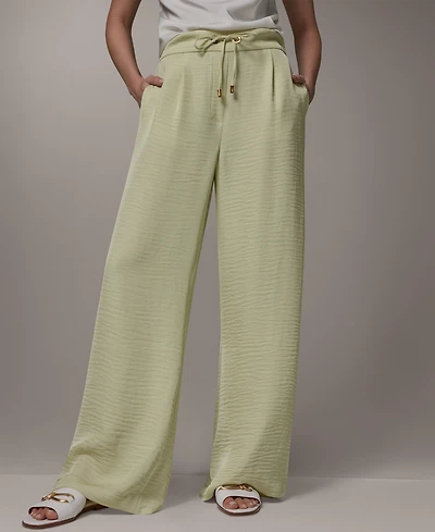 Donna Karan New York Women's Ripple Wide Leg Pants