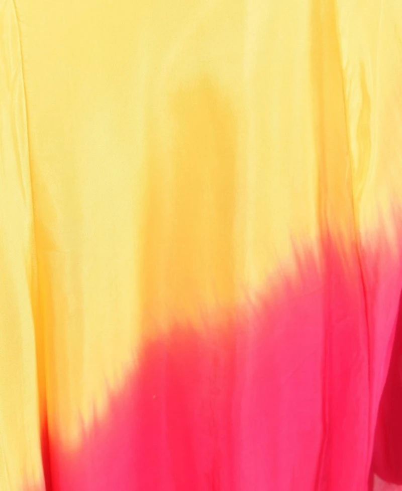 Raas Women's Hand Tie-Dye Ombre Silk Maxi Sundress