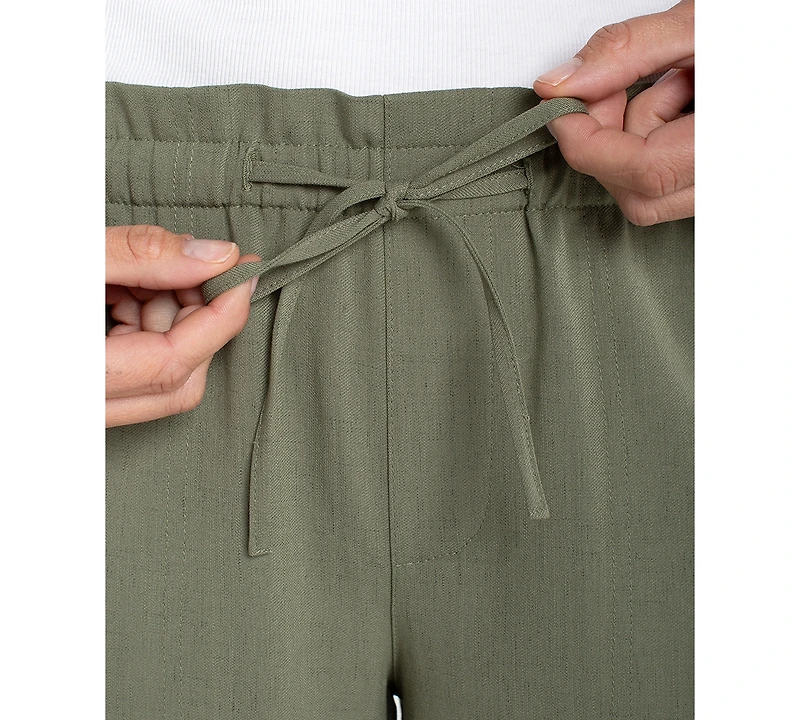 Liverpool Los Angeles Women's Pull-on Wide-Leg Crop Pants