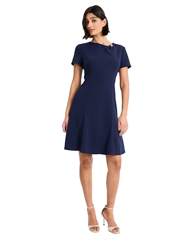 Maggy London Women's Short Sleeve Mini Dress