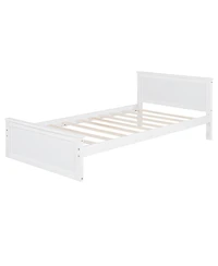 Streamdale Furniture Loft Bed w/Twin Bed, Shelves, Desk, Wardrobe