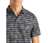 Nautica Men's Leaf Stripe Classic-Fit Golf Polo Shirt