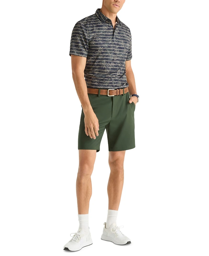 Nautica Men's Leaf Stripe Classic-Fit Golf Polo Shirt