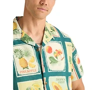Nautica Men's Short-Sleeve Camp Collar Shirt