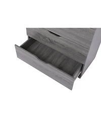 Streamdale Furniture 5-Drawer Dresser with Wheels - Modern Storage Cabinet