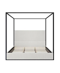 Streamdale Furniture Luxury Metal Canopy Bed, King